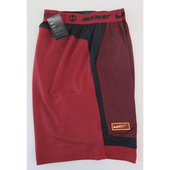 Nike CZ7714 689 Men's Sz XL-Tall Dark Cayenne Sport/Black Clash Logo Shorts - Picture 3 of 4